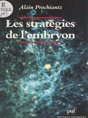 cover image of Les stratégies de l'embryon